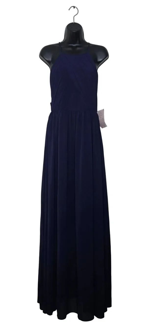 BHLDN Madrie Dress Womens Size 8 Navy Bridesmaid Elegant Classic New